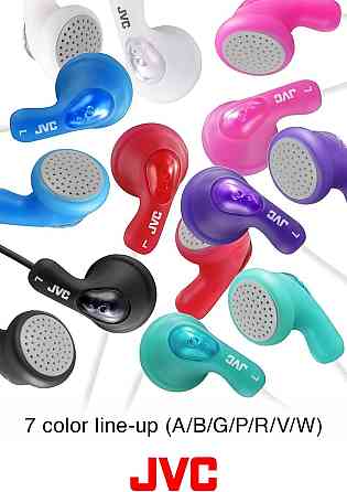 Навушники JVC HA-F14-WN-U білі in-ear вакуумні вкладиші 13.5 мм гумовий корпус 16 Ом 90 дБ 3.5 мм Київ