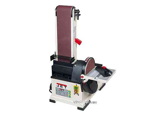 Шлифовальный тарелко-лентовый станок JET JSG-64 : 230В, 0.4кВт. Ø= 152мм. стол- 177х 137 мм Одесса