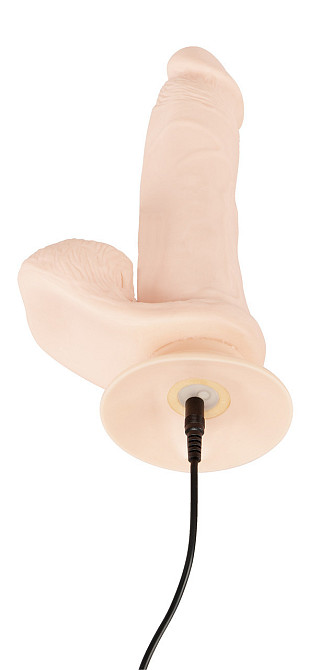 Реалістичний гнутий RC-вібратор із кульками — Bendable RC Vibrator with Balls Nature Skin Sex Aura Київ - фото 9