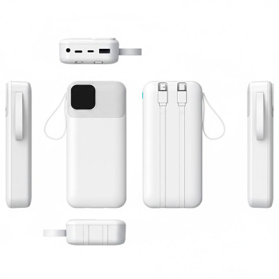 Батарея универсальная TheGeneral 20000mah Voltix, 22.5W Fast Charge PD White (40012819-08) Винница - изображение 4