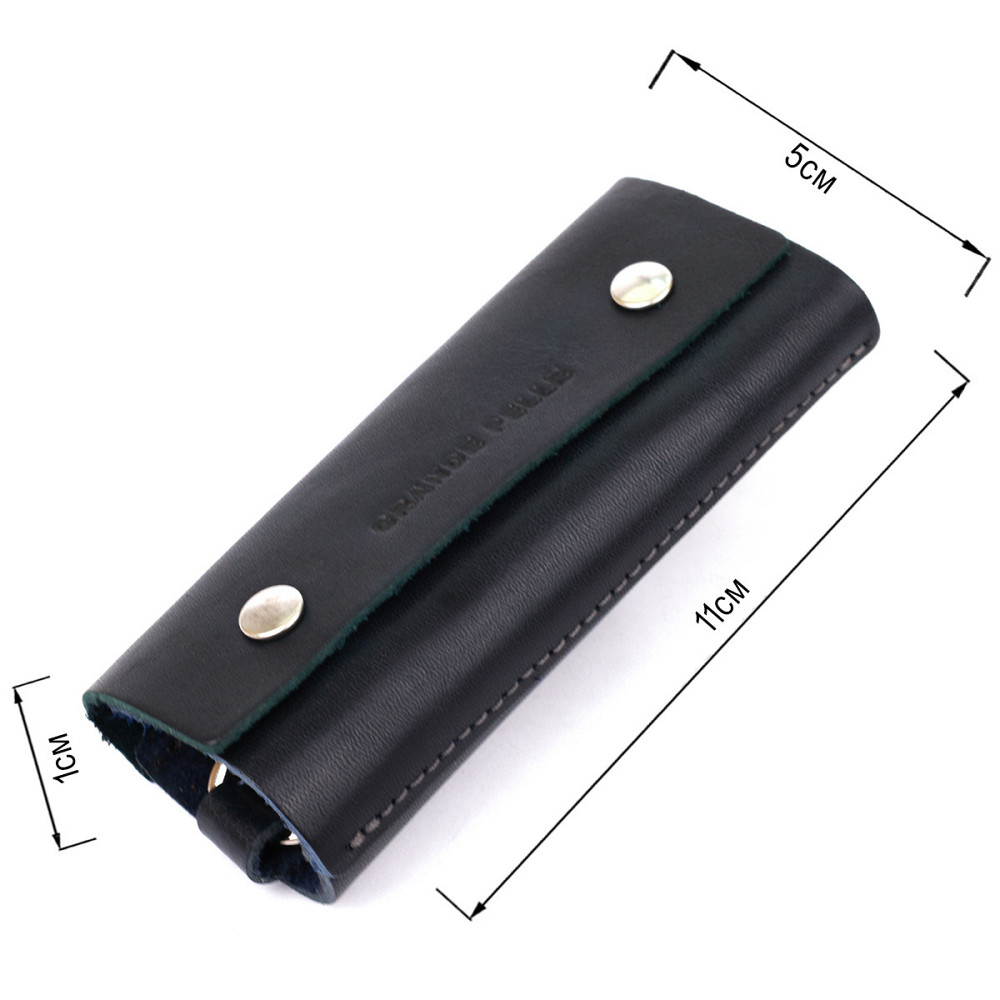 Шкіряна ключниця Синя (GRANDE PELLE) Київ - фото 17