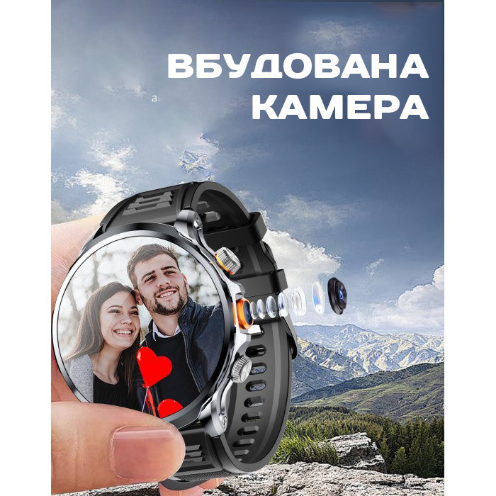 Умные смарт часы Smart Technology Lava Blue с SIM-картой (2 ремешка) Винница - изображение 5