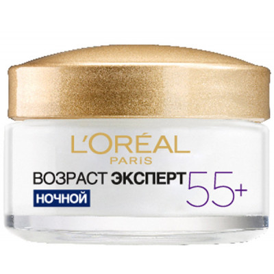 Крем для обличчя L'Oreal Paris Вік експерт 55+ проти зморшок нічний 50 мл (3600522632429/3600524033248) Вінниця - фото 1