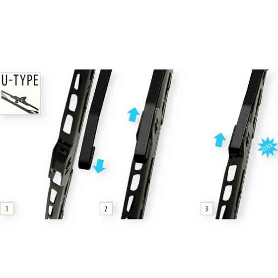 Щітка oximo каркасна 300мм під гак 8,9мм двірника Мукачево