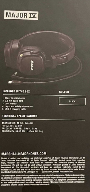 Наушники Беспроводные: Marshall Major 4. Киев - изображение 1