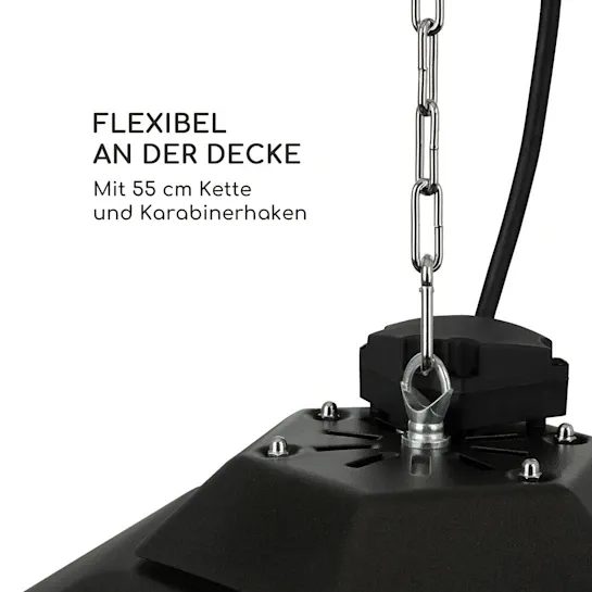 Обогреватель подвесной инфракрасный электрический Blumfeldt Heat Hexa 2.0 кВт Германия Днепр