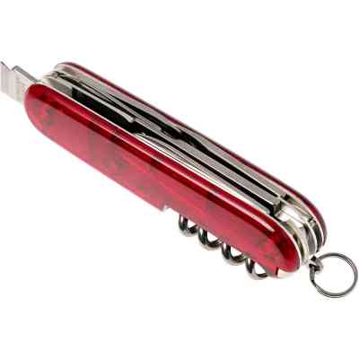 Ніж Victorinox Climber Transparent Red Blister (1.3703.TB1) Вінниця