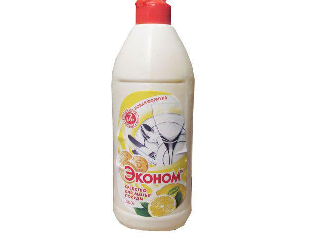 Средство для мытья посуды Економ лимон 500г (1 шт) Харьков - изображение 2