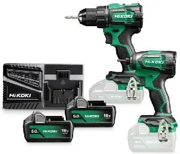 ZESTAW 18V HiKOKI (dawniej Hitachi) KC18DE WAZ BRUSHLESS - 2 Акумулятори Multi Volt 36V/2.5Ah + Валіза HSC Київ