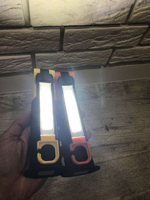 Фонарик кемпинговый на магните Tiross TS-1846 светодиодный мощный питание: 3хААА (3 батарейки) Каменское - изображение 5