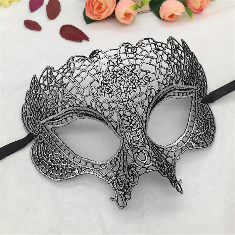 Маска маскарадная на завязках one size серебристый Киев - изображение 1