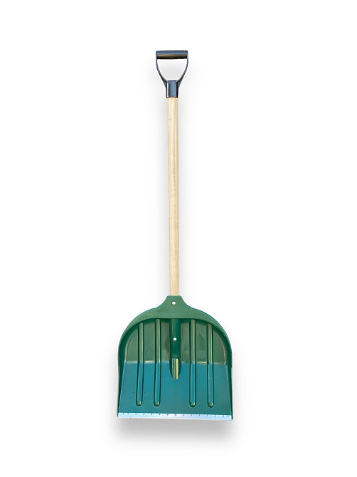 Лопата велика снігоприбиральна пластмасова (крім оцинкований профіль) "Леміра" з держаком Харків - фото 1