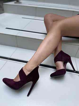 Vices Туфлі жіночі VICES бордові еко-замша 35р. 36р. 37р. висота каблука 10см (1130-42) Коломия