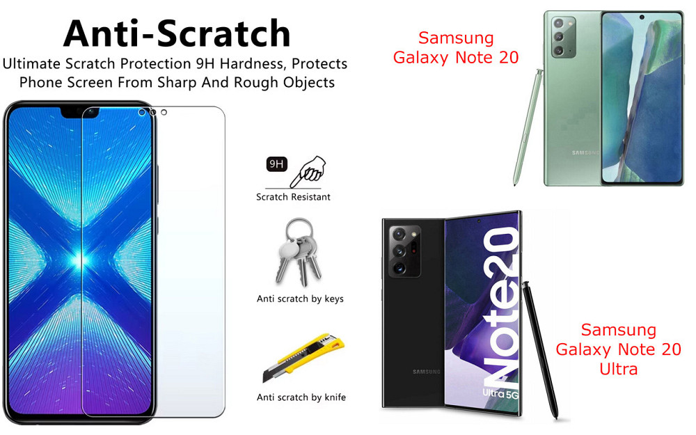 Защитное стекло NeoGlass для Samsung Galaxy Note 20, Galaxy Note 20 Ultra – ультрапрозрачное и устойчивое Киев - изображение 1