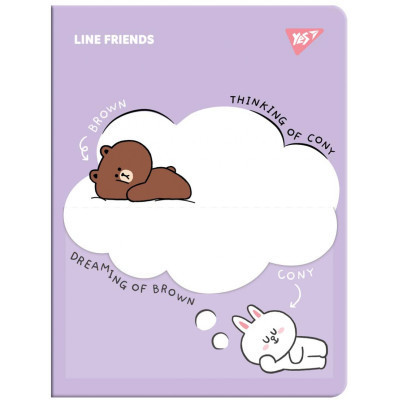 Папка з файлами Yes А4 з 20 файлами Line Friends з кишенею (492102) Вінниця - фото 1