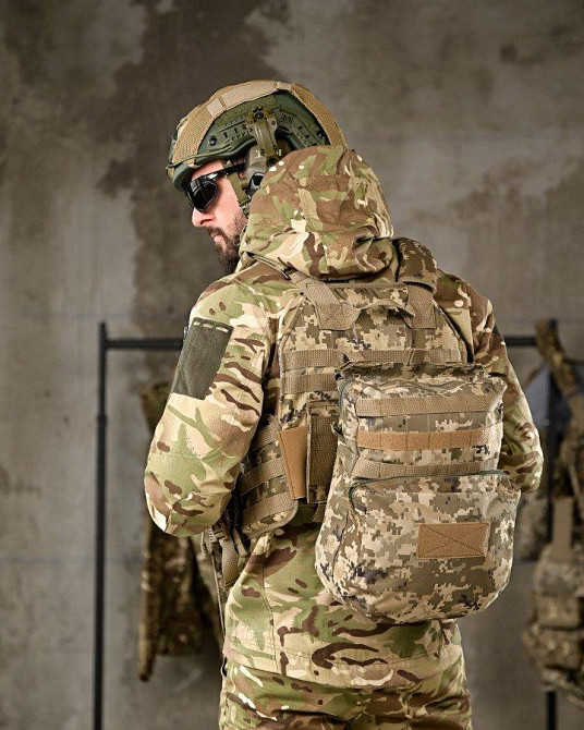 Плитоноска 4 точки скидання REGERT з рюкзаком піксель ПП7857 Одеса - фото 3