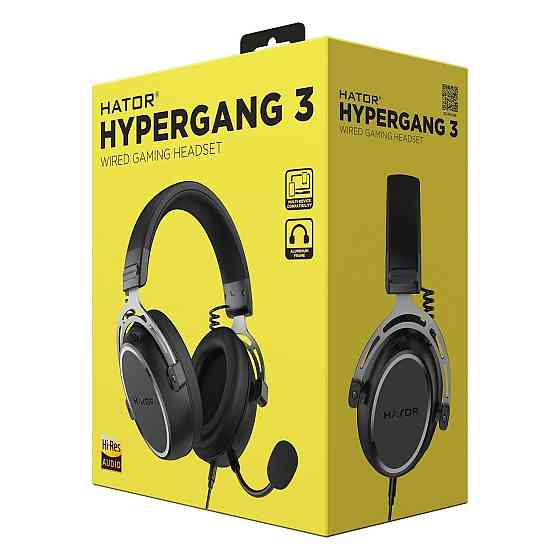 Гарнітура Hator Hypergang 3 Black (ESH05) ( Чорний ) Харьков