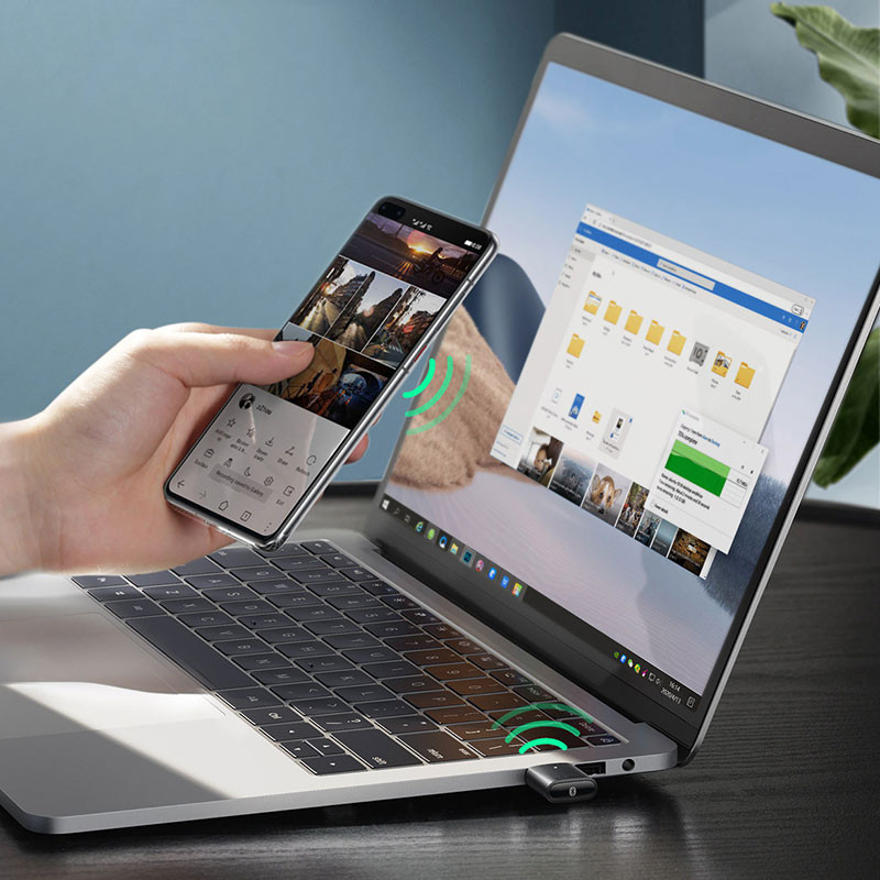 Адаптер Bluetooth 5.0 USB  RTL8761BUV CM390 UGREEN Black Винница - изображение 5