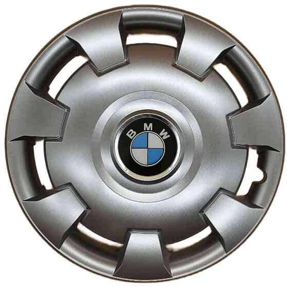 Автомобільні модельні ковпаки R13 BMW 111 4шт, SJS, сріблясті Київ