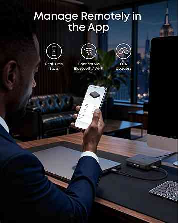 Мережевий зарядний пристрій Anker Charging Base for Anker Prime 150 W Black (A1903G11) ( 17737 ) Харків