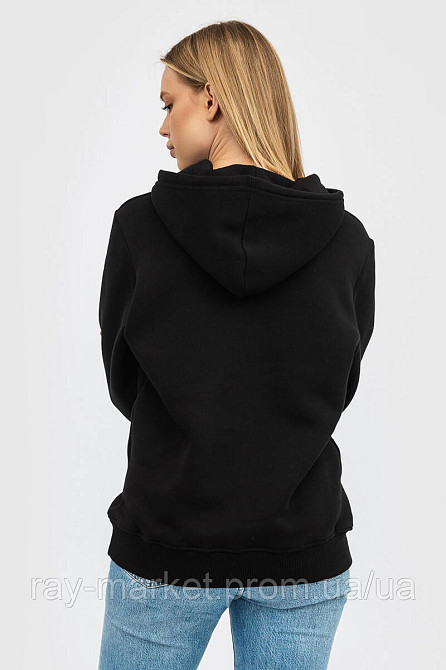 Набор женский худи утепленное 2шт RAY BASIC Темно-серый /Черный (U0401W-Dark Grey-Black) XXL Киев - изображение 8