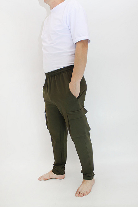 Штаны мужские карго Хаки 2XL Харьков - изображение 3