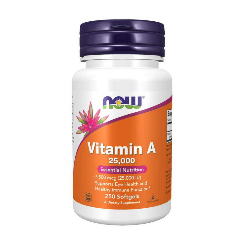 Vitamin A 25,000 IU (250 softgels) Луцк - изображение 1