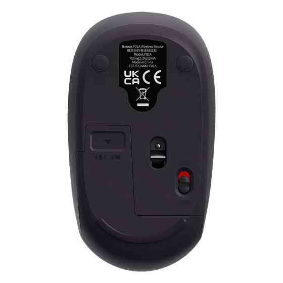 Бездротова мишка Baseus F01a B01055502833-00 (Чорна, 2.4G/BT5.0+BT3.0) Николаев