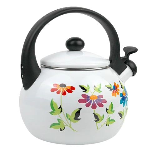 Чайник 2,2л емальований зі свистком 1030 KAMILLE Житомир - фото 3