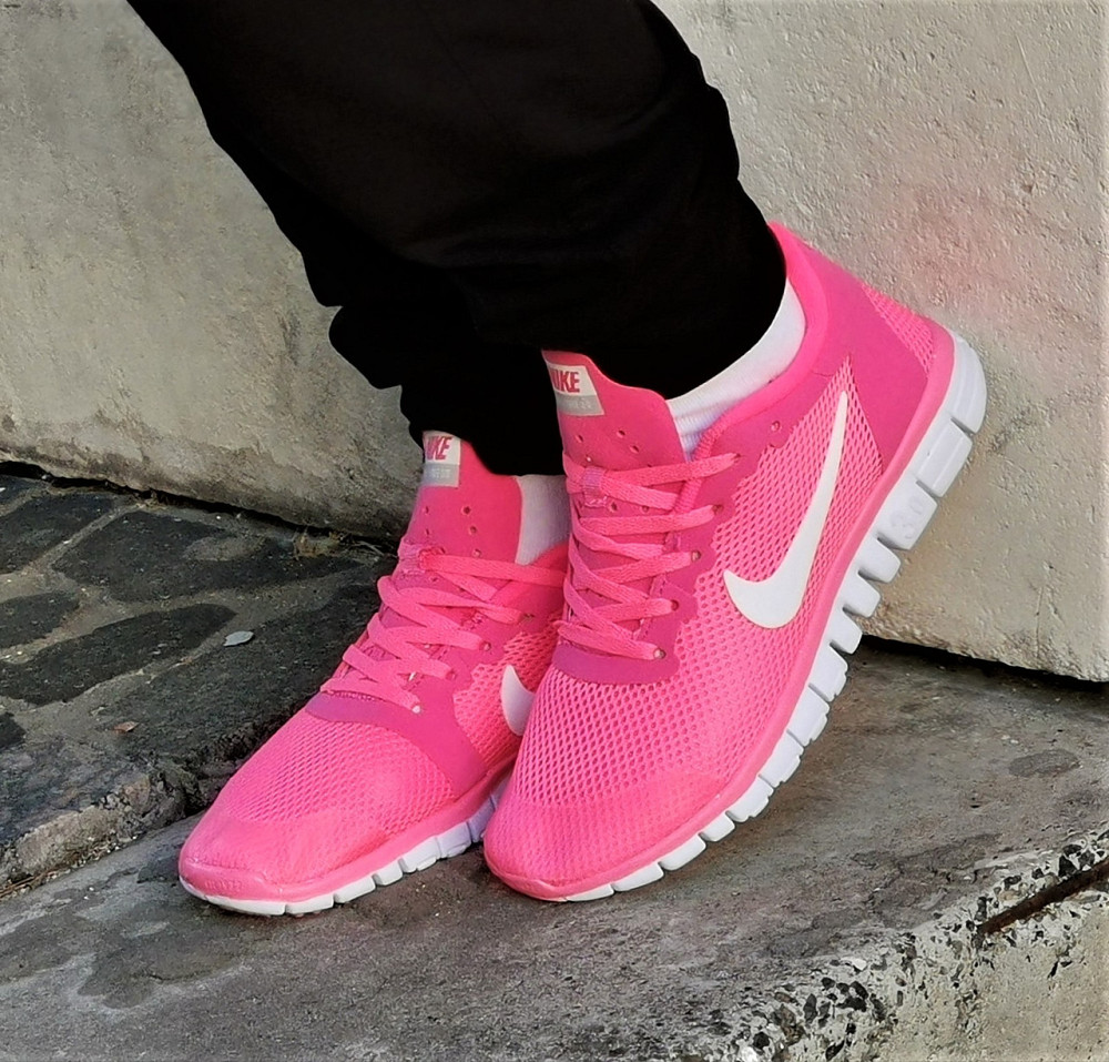 Кросівки Nike Free 3.0 Сіточка Жіночі Найк Літні Рожеві Мокасини (розміри: 38,39,40) Дніпро - фото 3