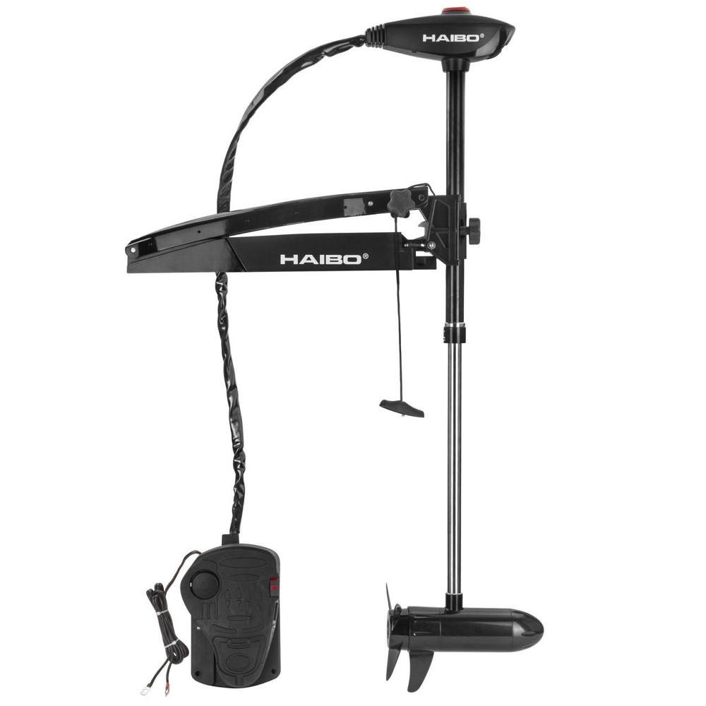 Электромотор Haibo WFT54DG (черный) носовой 12В соленая вода Киев - изображение 1