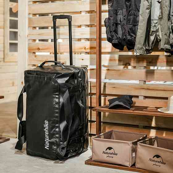 Сумка на колесах Naturehike NH21LX002, розмір М, чорна Київ