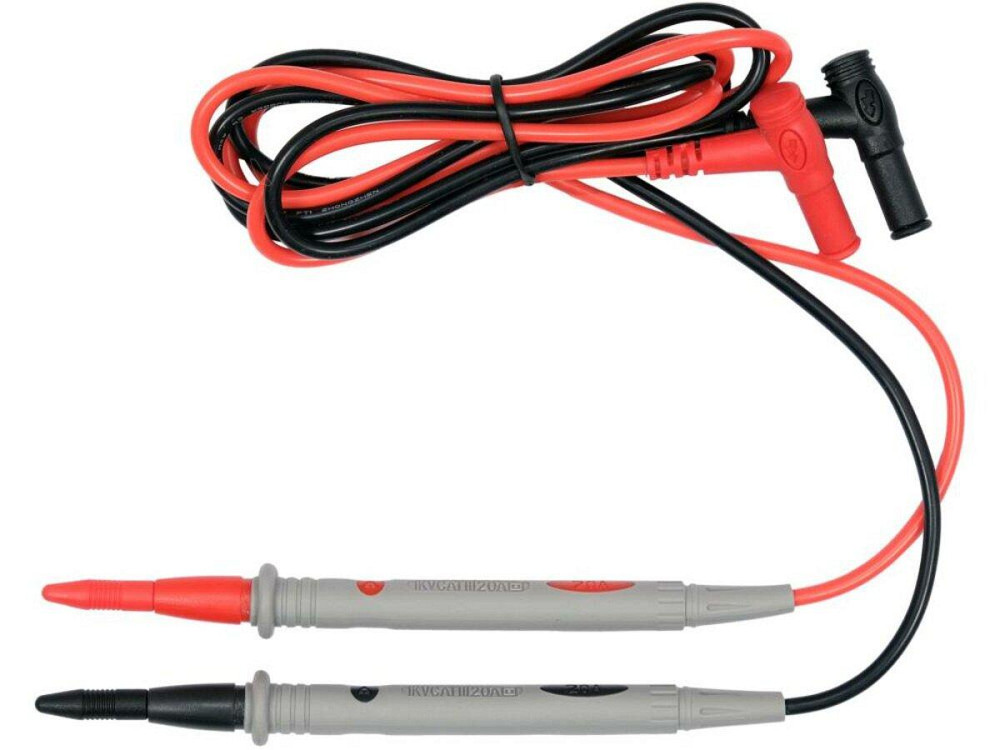 Щупи до цифрових тестерів YATO 2 шт. l=15 см в силіконовій ізоляції, кабель- 120 см [50] Одесса - изображение 1