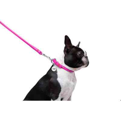 Поводок для собак WAUDOG Glamour круглый XS d 8 мм Д 122 см розовый (33777) Винница