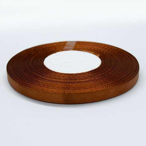 Стрічка атласна 7 мм коричнева 23 м Київ - фото 1