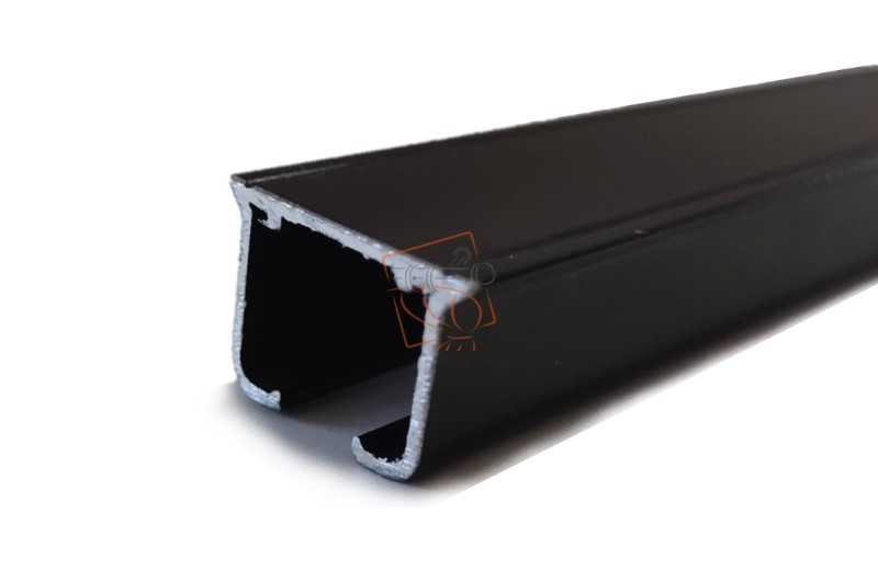 Потолочный карниз для штор KS (в сборе со смартами) черный 1.5 Бровары - изображение 2