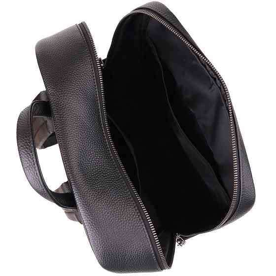 Чоловічий рюкзак з натуральної шкіри Vintage 23052 Чорний Київ