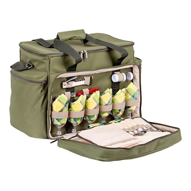 Набор для пикника Кемпинг Grand Picnic на 6 человек HB6-520 RK-29 Львов - изображение 1