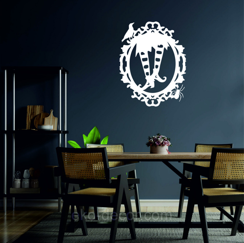 Декоративне настінне Панно «Ведьміни ноги», Декор на стіну 70*54 см, Білий Київ - фото 4