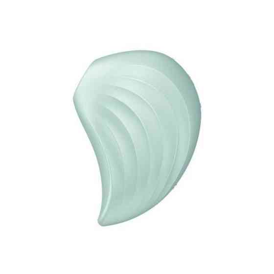 Вакуумний кліторальний стимулятор із вібрацією Satisfyer Pearl Diver Mint Sex Aura Київ