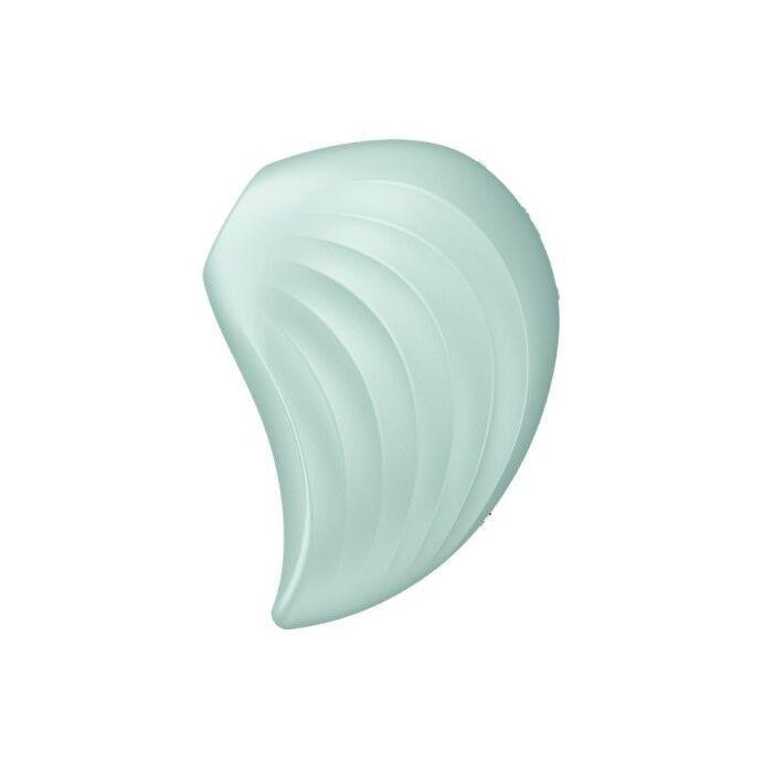 Вакуумний кліторальний стимулятор із вібрацією Satisfyer Pearl Diver Mint Sex Aura Київ - фото 2