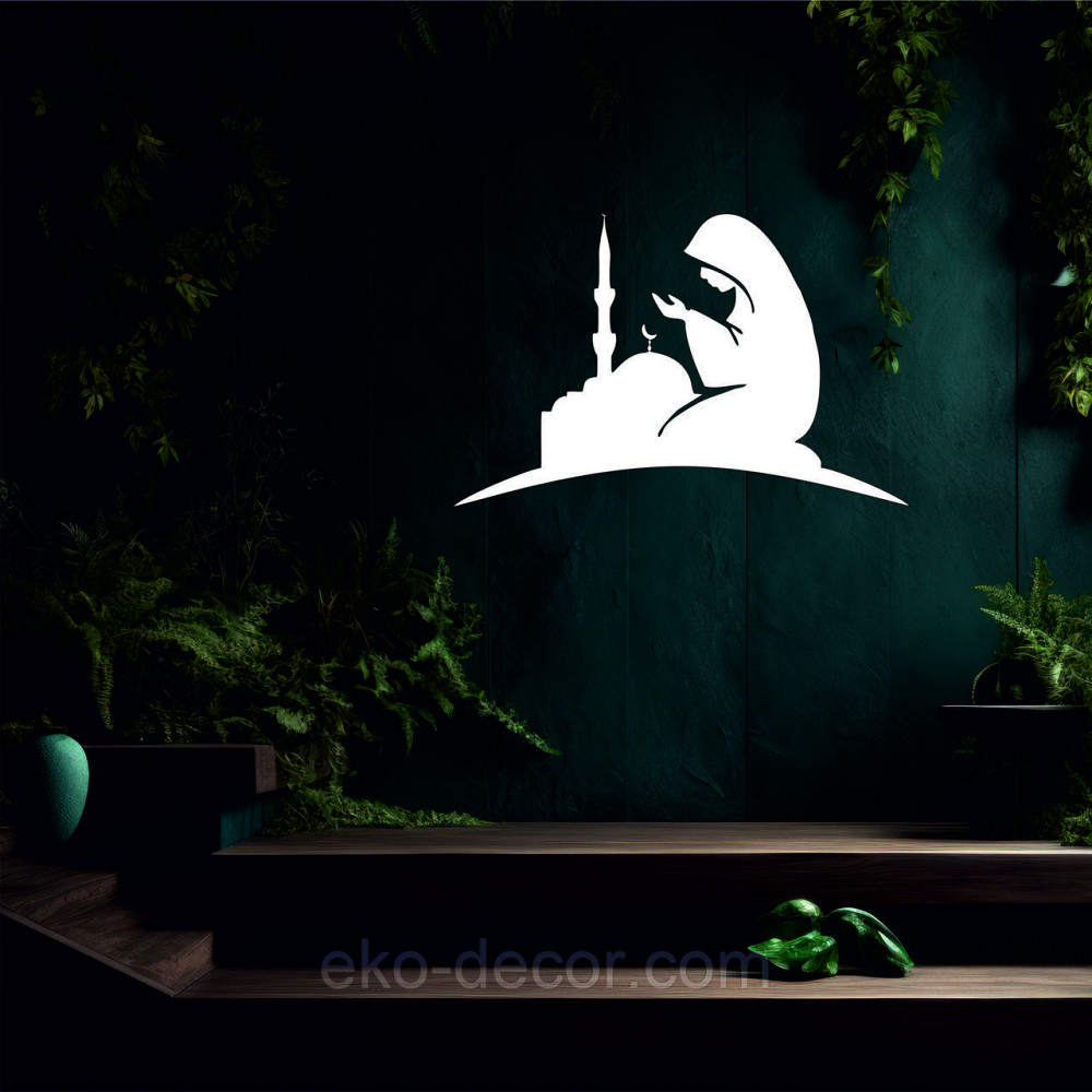 Декоративное настенное Панно «Ислам» Декор на стену 110*71 см, Белый Киев - изображение 10