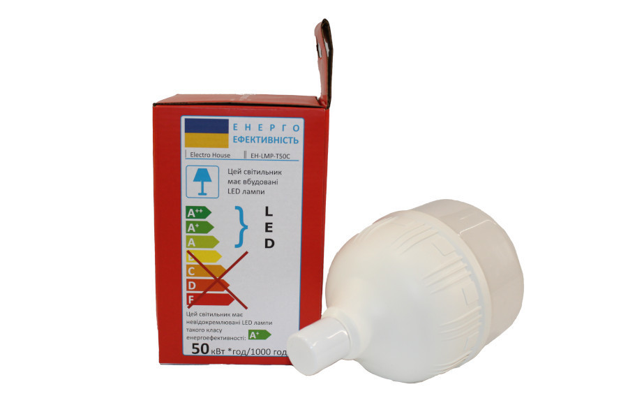 LED лампа Т120  50Вт E27  6500К 4500 Лм  165-265 В Днепр - изображение 2