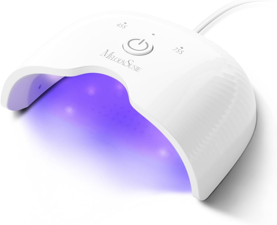 Міні-лампа для нігтів MelodySusie LED UV з легким дизайном, сушарка для нігтів P-ART06F з простим кнопковим керуванням Київ