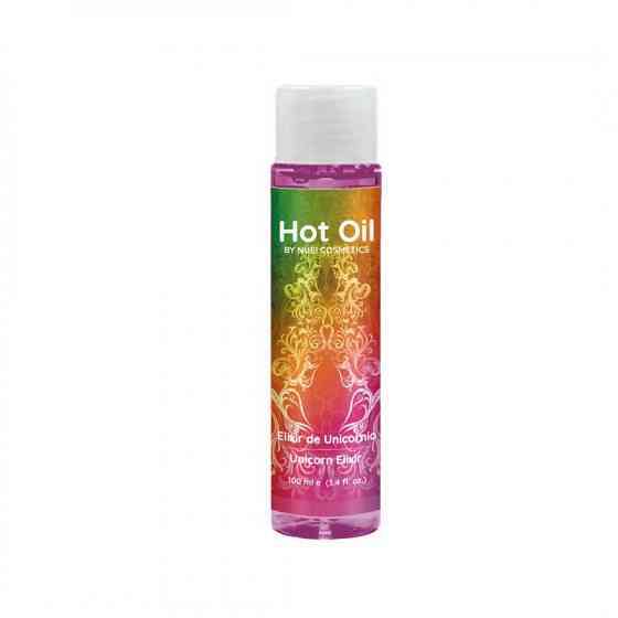 Разогревающая съедобная массажная масло HOT OIL Unicorn Elixir, 100 мл Nuei (Испания) Sex Aura Киев