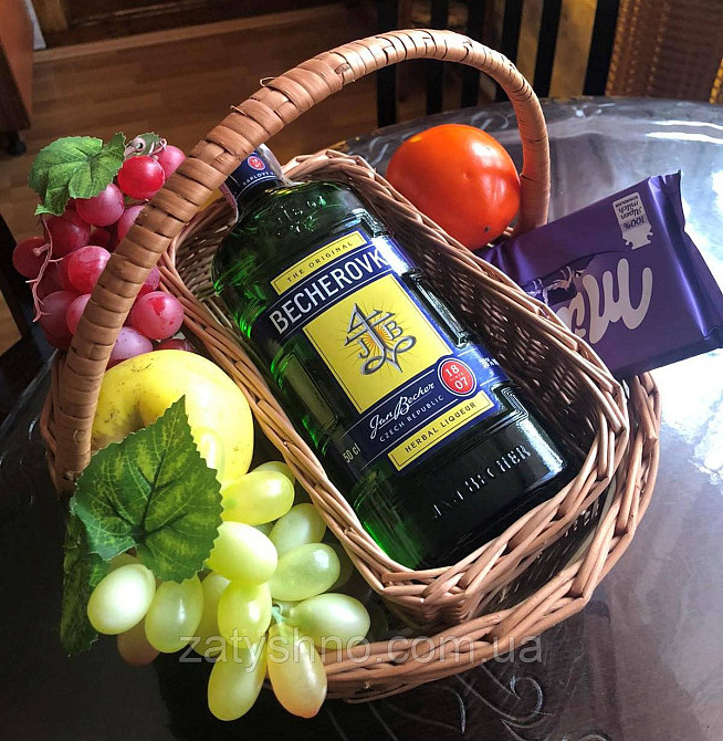 Кошик плетений подарунковий новорічний Київ - фото 2