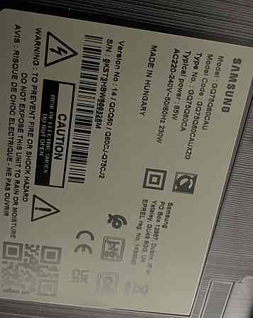 Телевизор Samsung QE75Q60C, Новый 2023рiк. Киев