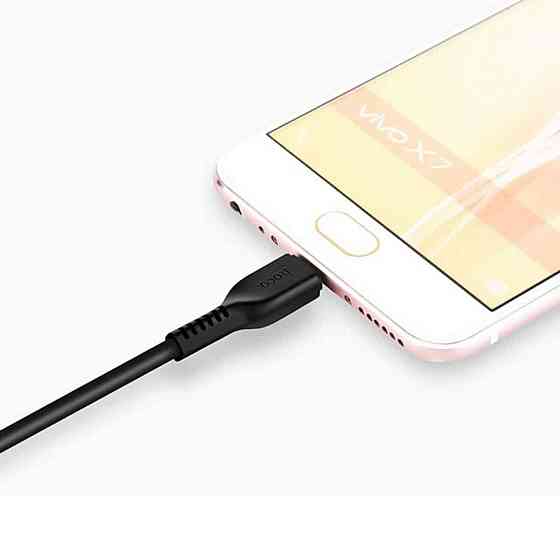 Кабель HOCO X20 USB to Micro 2A, 2m, PVC, TPE connectors, Black Київ