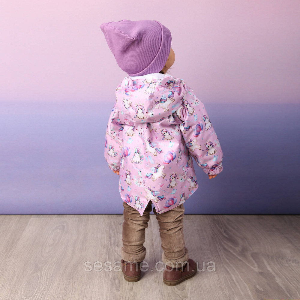 Дитяча Куртка-парку демісезонна Єдинороги Харків - фото 6