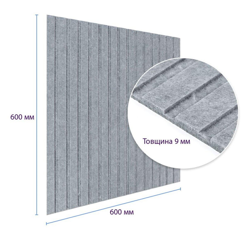 Звукоізоляційна панель Сірий граніт Київ - фото 3